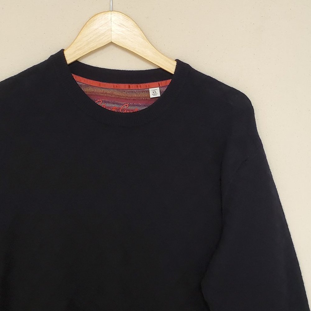 Robert Graham Wool Crew Neck Sweater XL